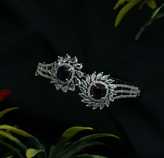 Iris Royal Purple Sunburst AD Bypass Openable Kada