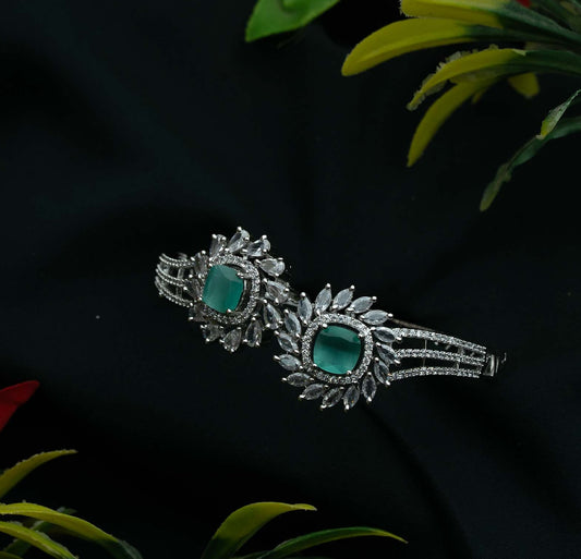 Celeste Mint Sunburst AD Bypass Openable Kada
