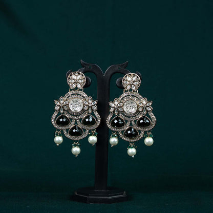 Zoya Antique Gold Kundan Polki Emerald Choker Necklace Set