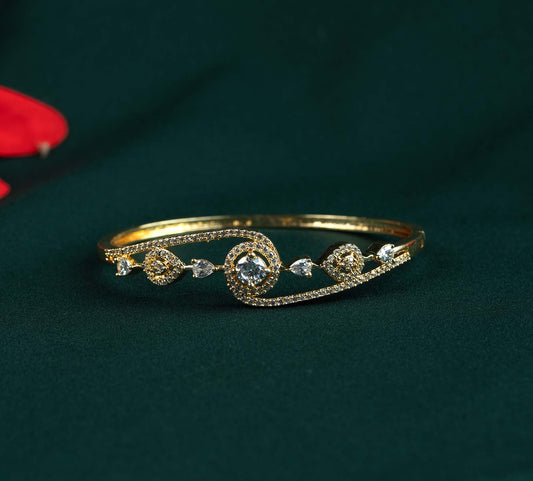 Seraphic Spiral Solitaire AD Gold Kada